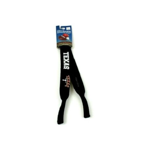 Texas Longhorns NCAA Black Neoprene Strap For Sunglasses/Eye Glasses - Picture 3 of 3